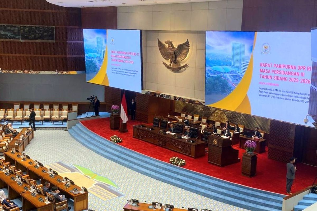 DPR Gelar Paripurna, Putuskan Pengisian Jabatan Lembaga Strategis