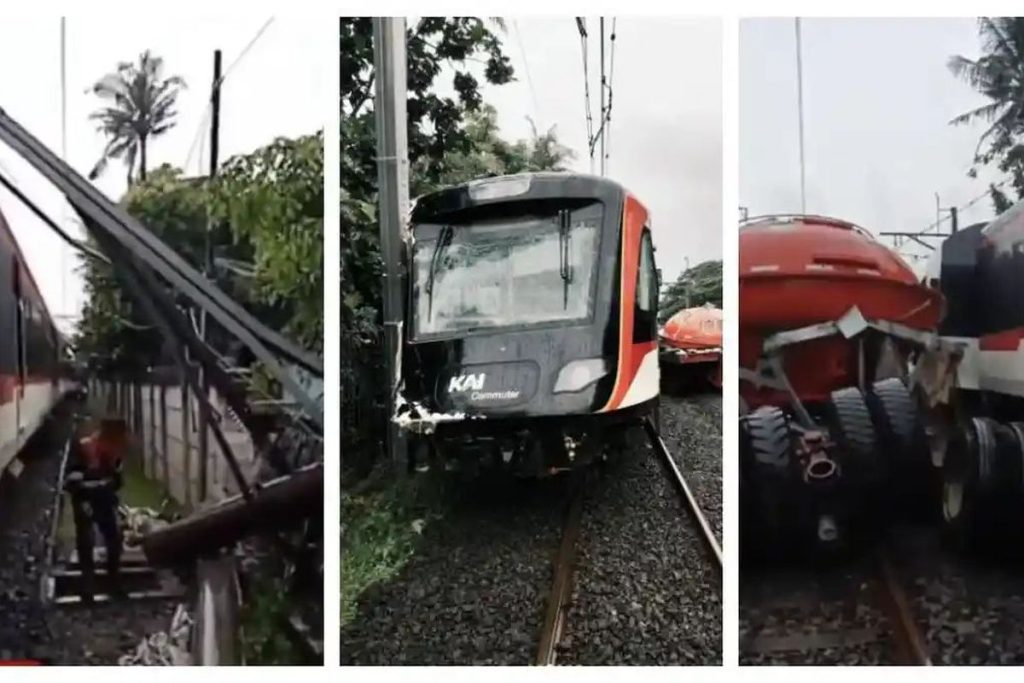 Kereta Bandara Tabrak Truk, KRL Sempat Tak Beroperasi