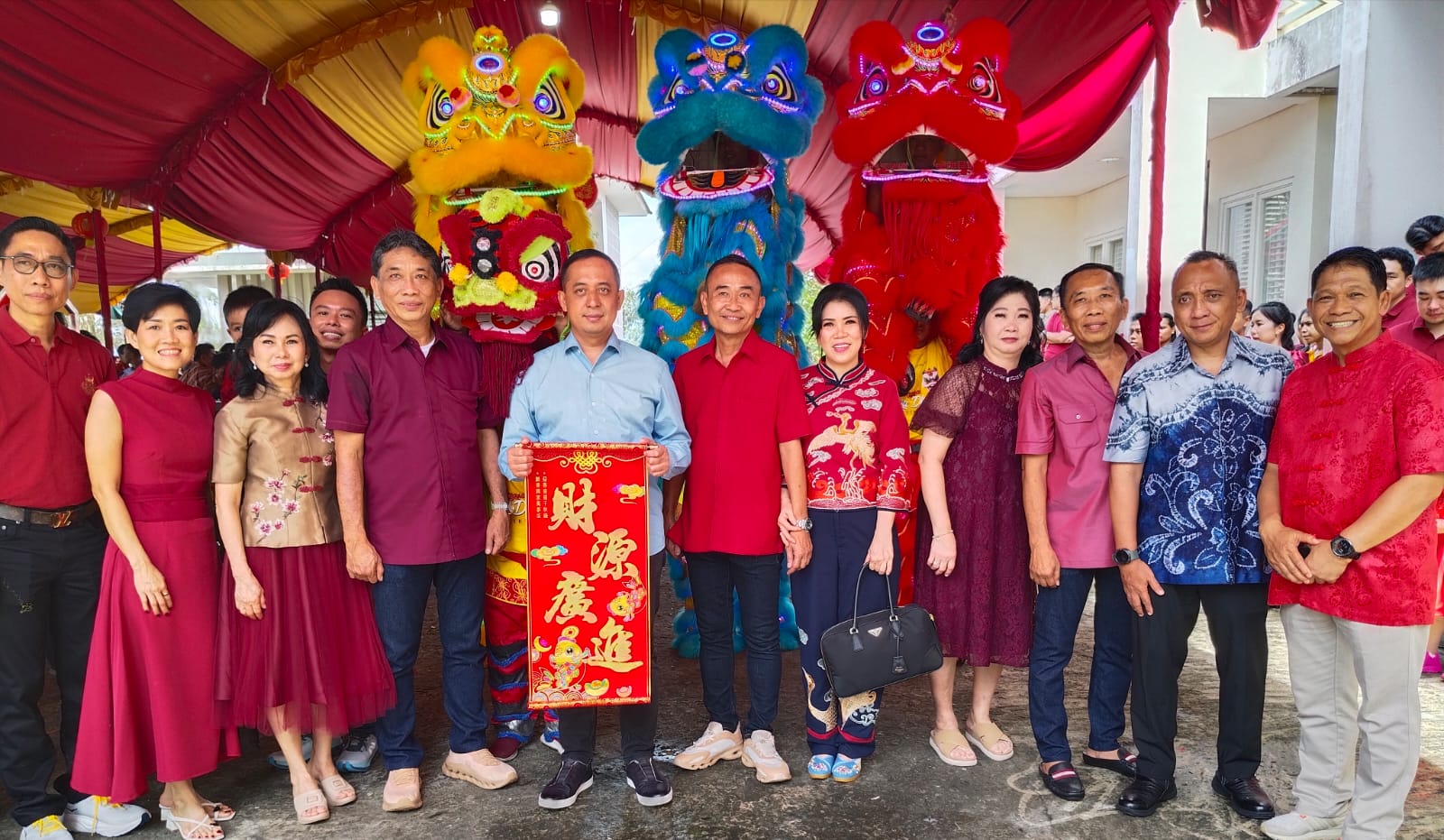 Charles Family Gelar Open House Imlek, Pangdam dan Kasdam Turut Hadir