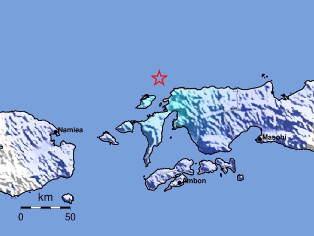 Gempa M 4,8 Guncang Seram Bagian Barat