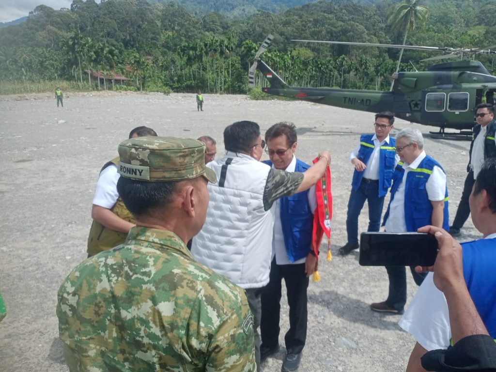 Menkes Tinjau Puskesmas Darurat di Aceh Tenggara