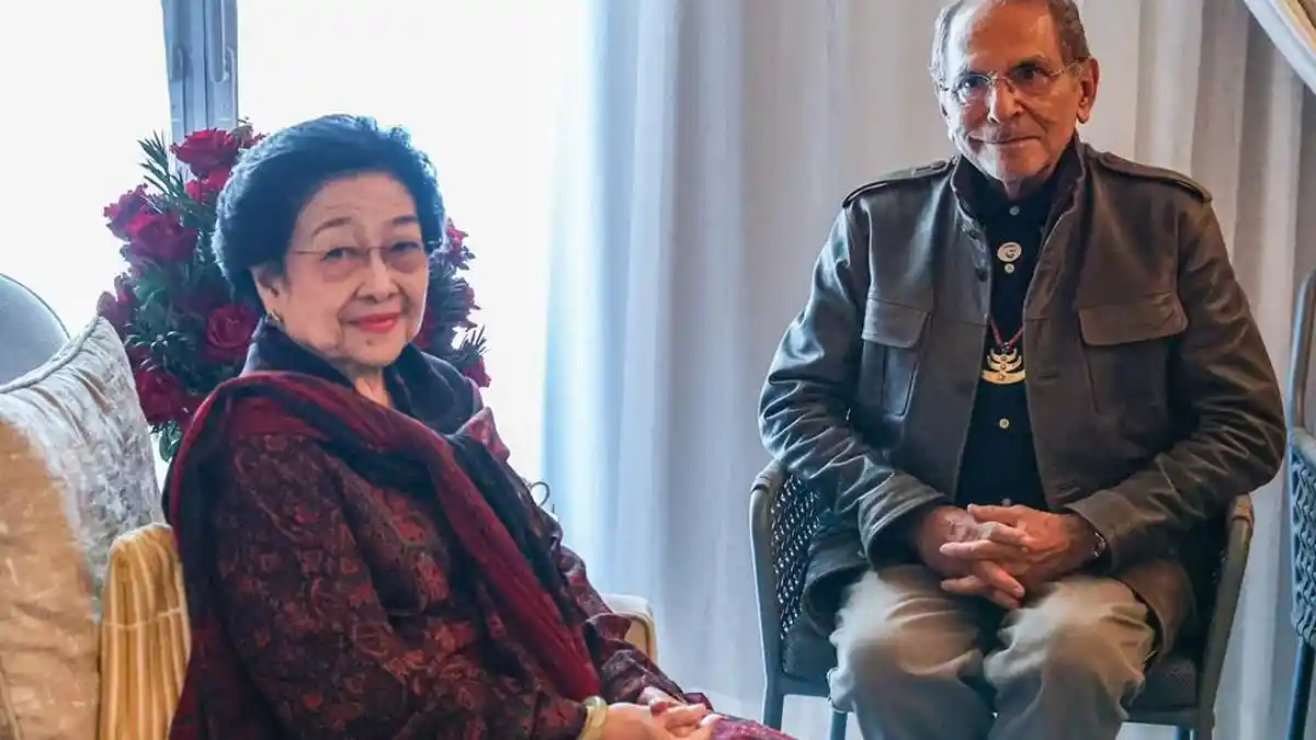 Megawati Bertemu Presiden Timor Leste di Abu Dhabi