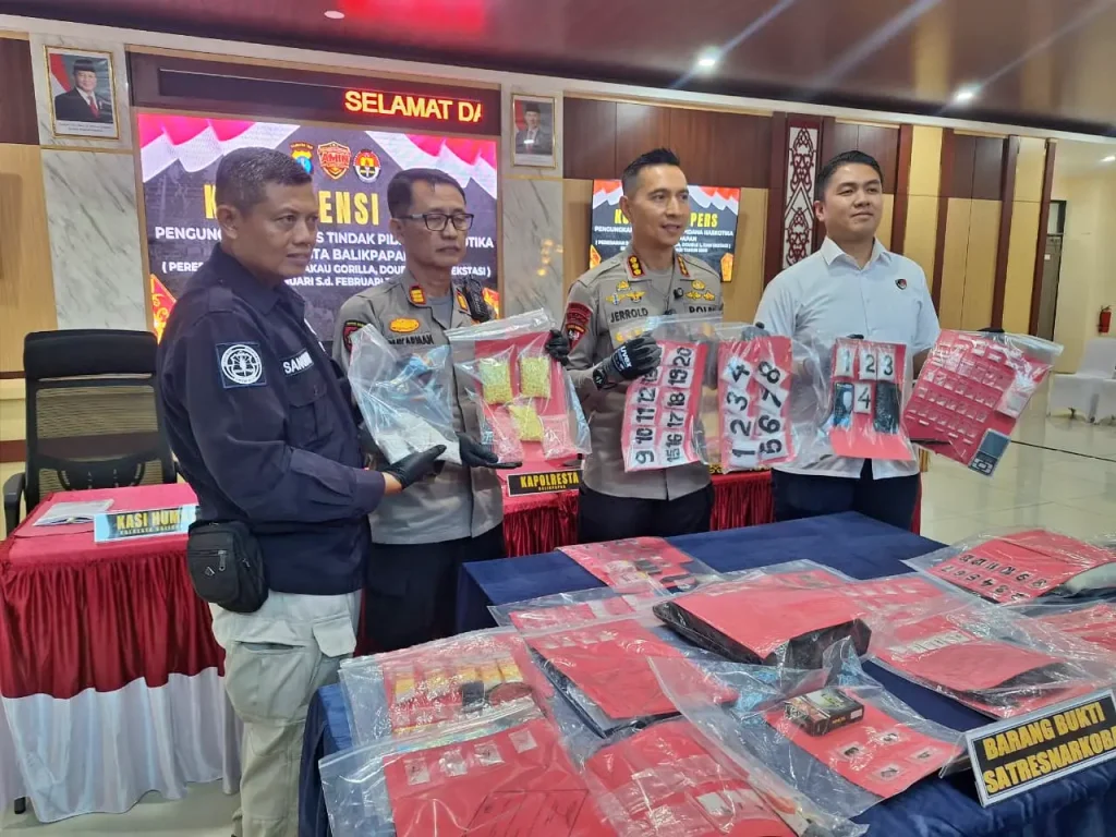 Dua Bulan, Polisi Balikpapan Sita Lebih dari 1 Kg Sabu