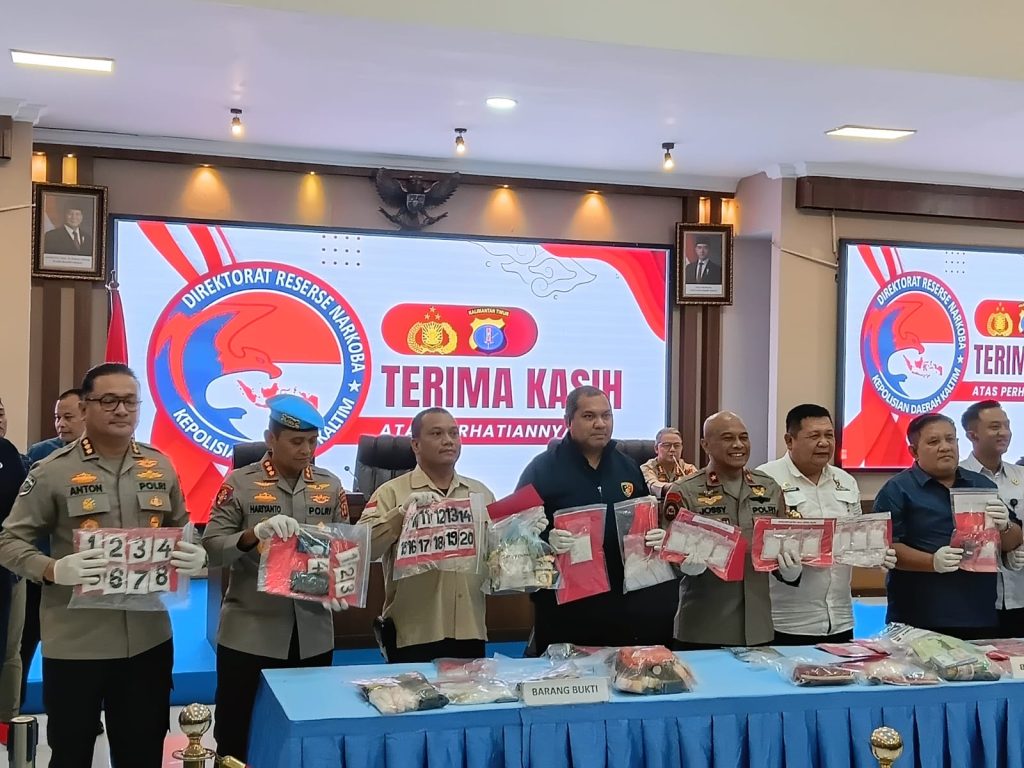 Baru Dua Bulan, 163 Kasus Narkoba Terbongkar di Kaltim