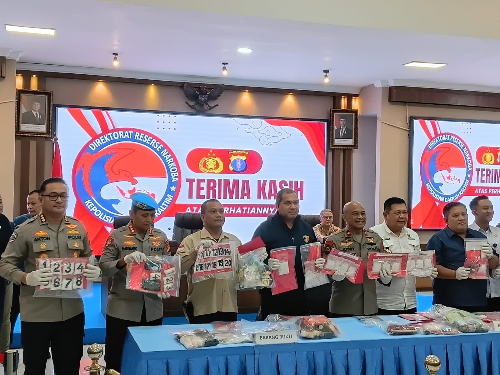 Baru Dua Bulan, 163 Kasus Narkoba Terbongkar di Kaltim