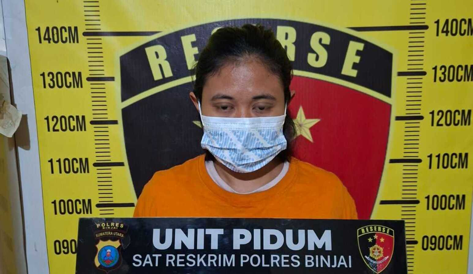 Polres Binjai Tangkap IRT Kasus Pencurian Emas Rp112 Juta
