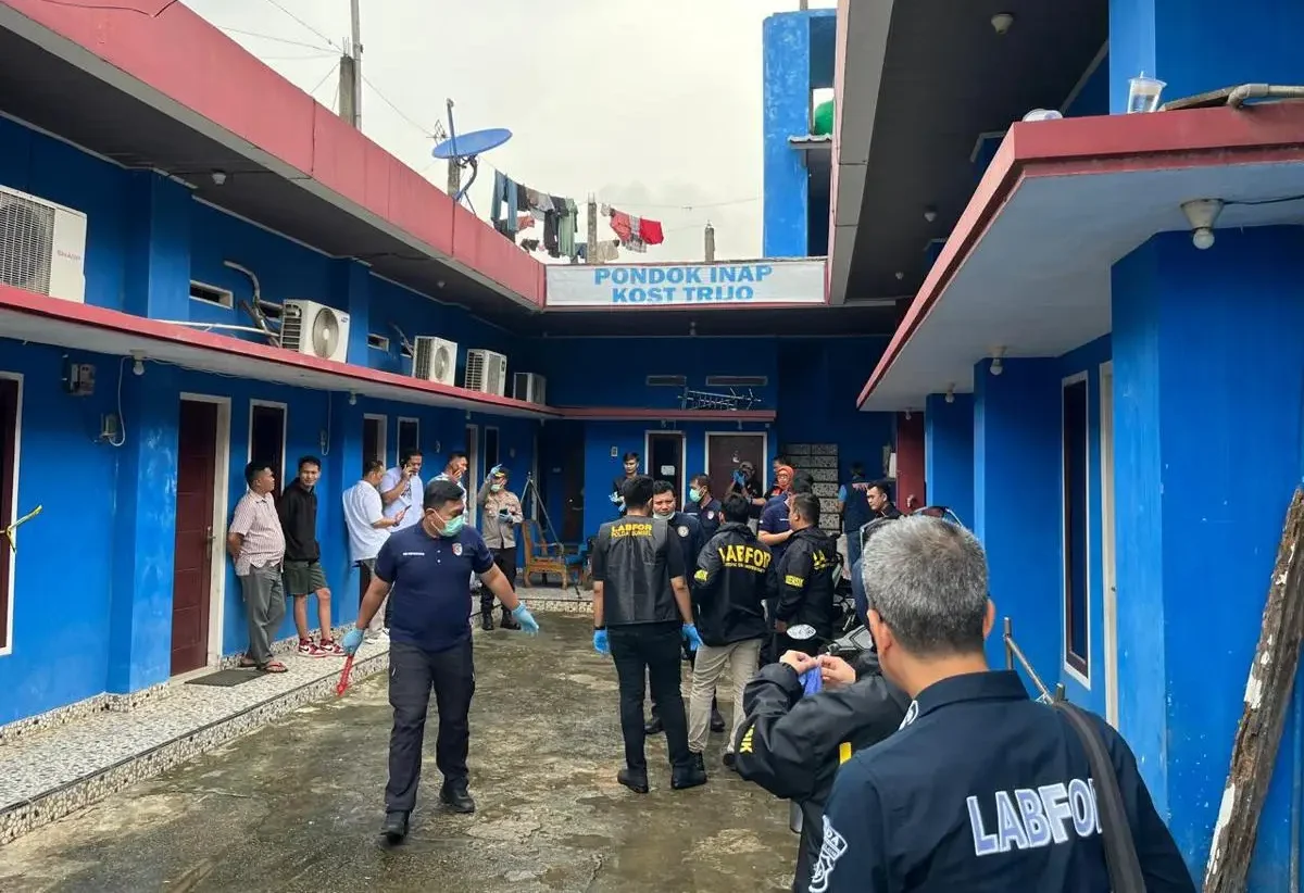 Tim Labfor Mabes Polri Dalami TKP Tewasnya Pria di Indekos
