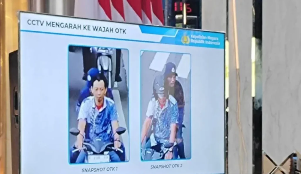 Polisi Ungkap Wajah Pelaku Penyiraman Air Keras Andrie Yunus Lewat CCTV
