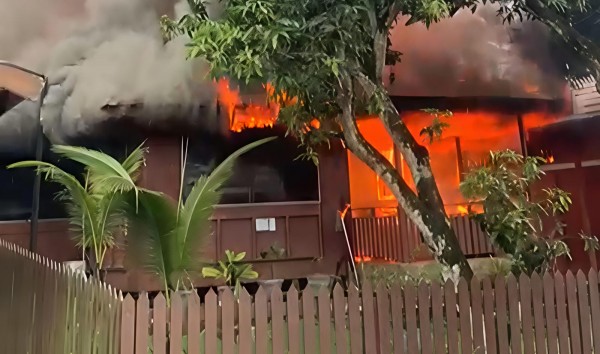 Kebakaran Mess di Sangatta Berhasil Dikendalikan, Satu Keluarga Terdampak