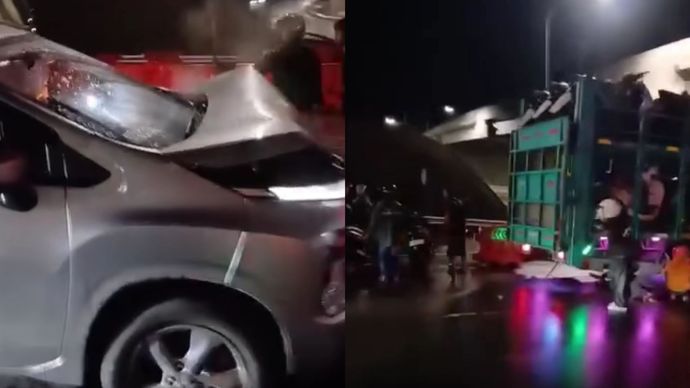 Kecelakaan Beruntun di Exit Tol Bawen, 8 Orang Luka