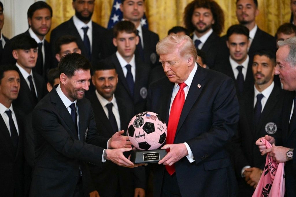 Messi dan Inter Miami Bertemu Trump di Gedung Putih