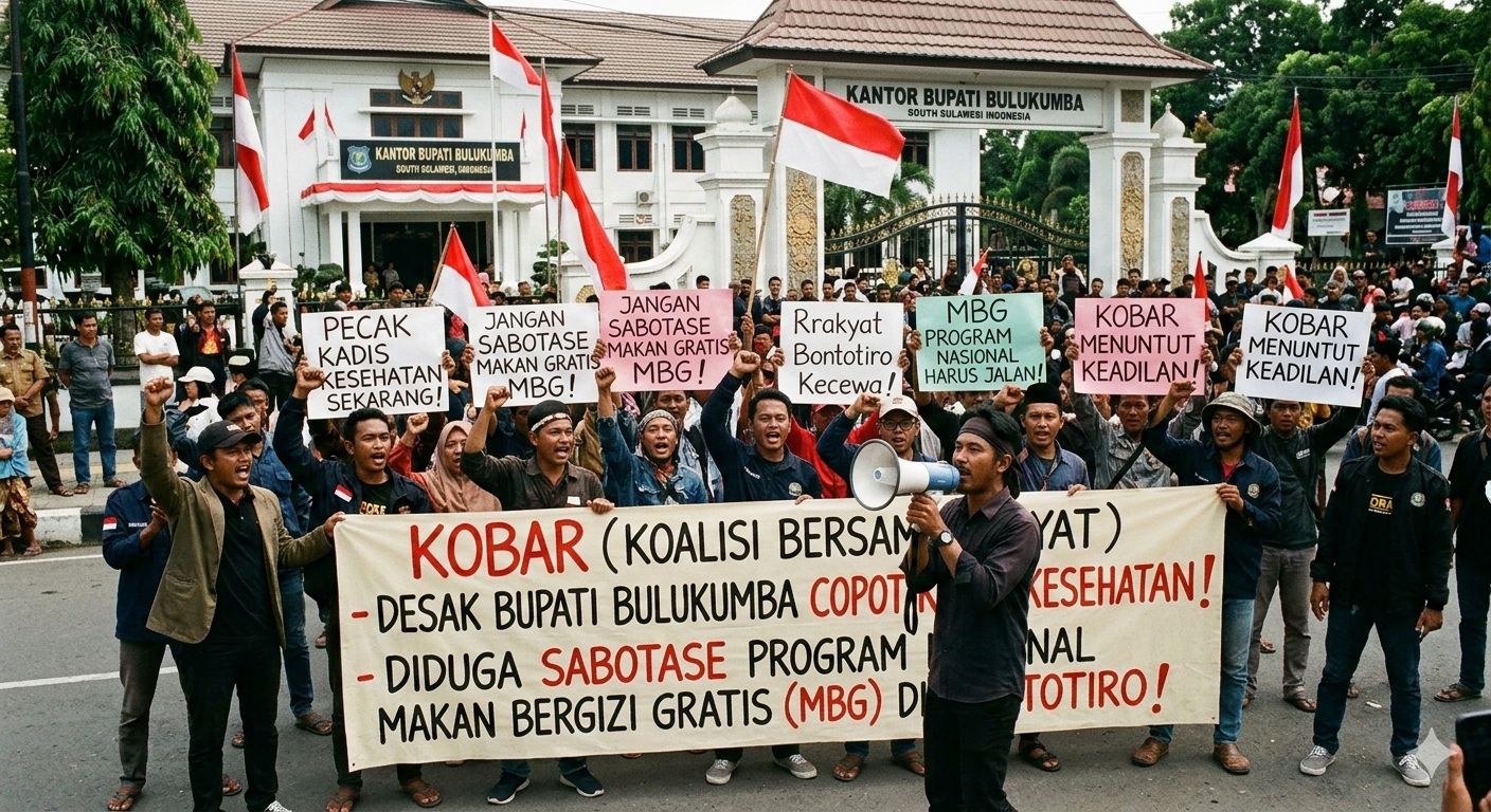 Kasus Dapur MBG Bontotiro Tak Bergerak, KOBAR Ancam Adukan ke KPK