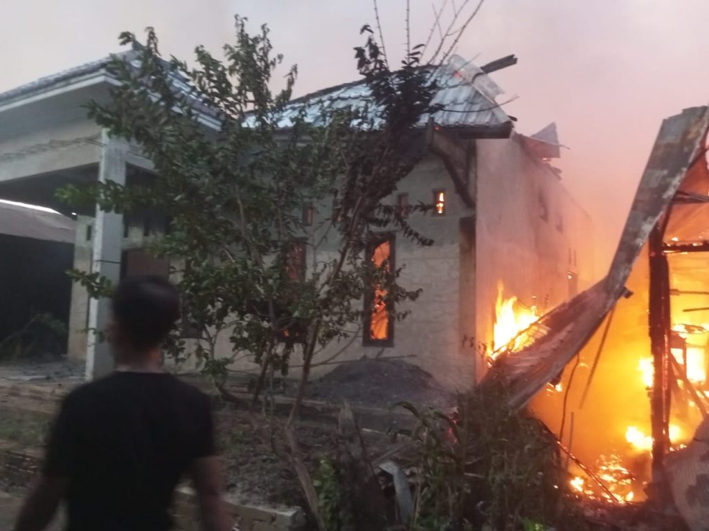 Kebakaran Hebat di Sangatta Utara, Permukiman Padat Dilalap Api