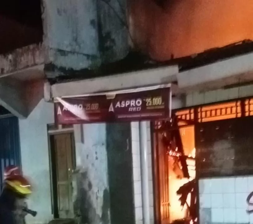 Warteg di Bogor Terbakar Subuh Hari, Diduga Korsleting Listrik