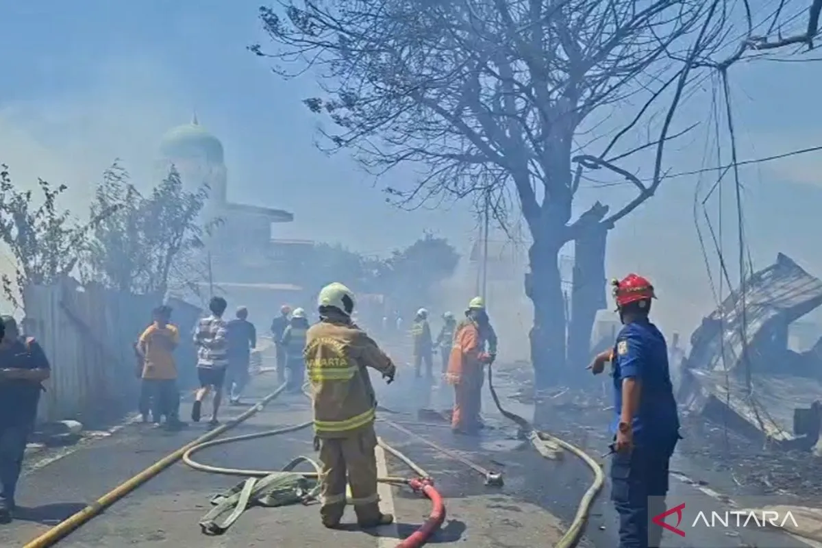 Kebakaran Hebat di Kalideres Diduga Berasal dari Gudang Palet Kayu