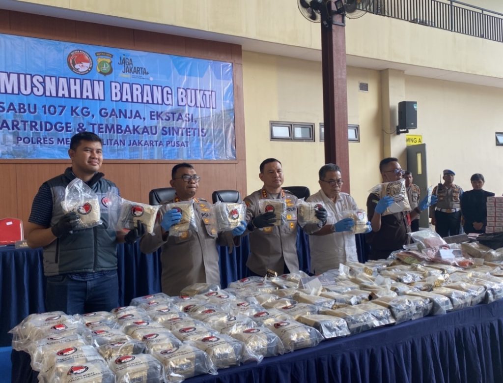 Jakarta Pusat Jadi Pasar Narkoba, 13 Tersangka Ditangkap