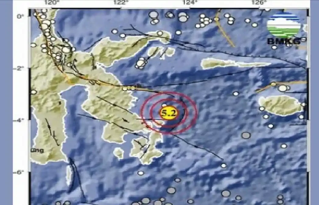 Sultra Diguncang Gempa 5,2, BMKG: Kedalaman 10 Km