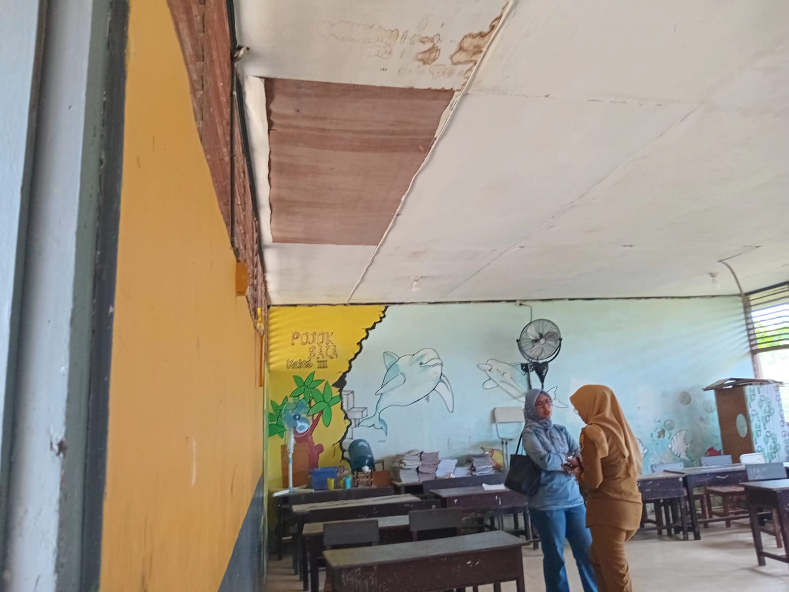 DPRD Sidak SDN 012 Lok Bahu, Soroti Banjir Ganggu Belajar