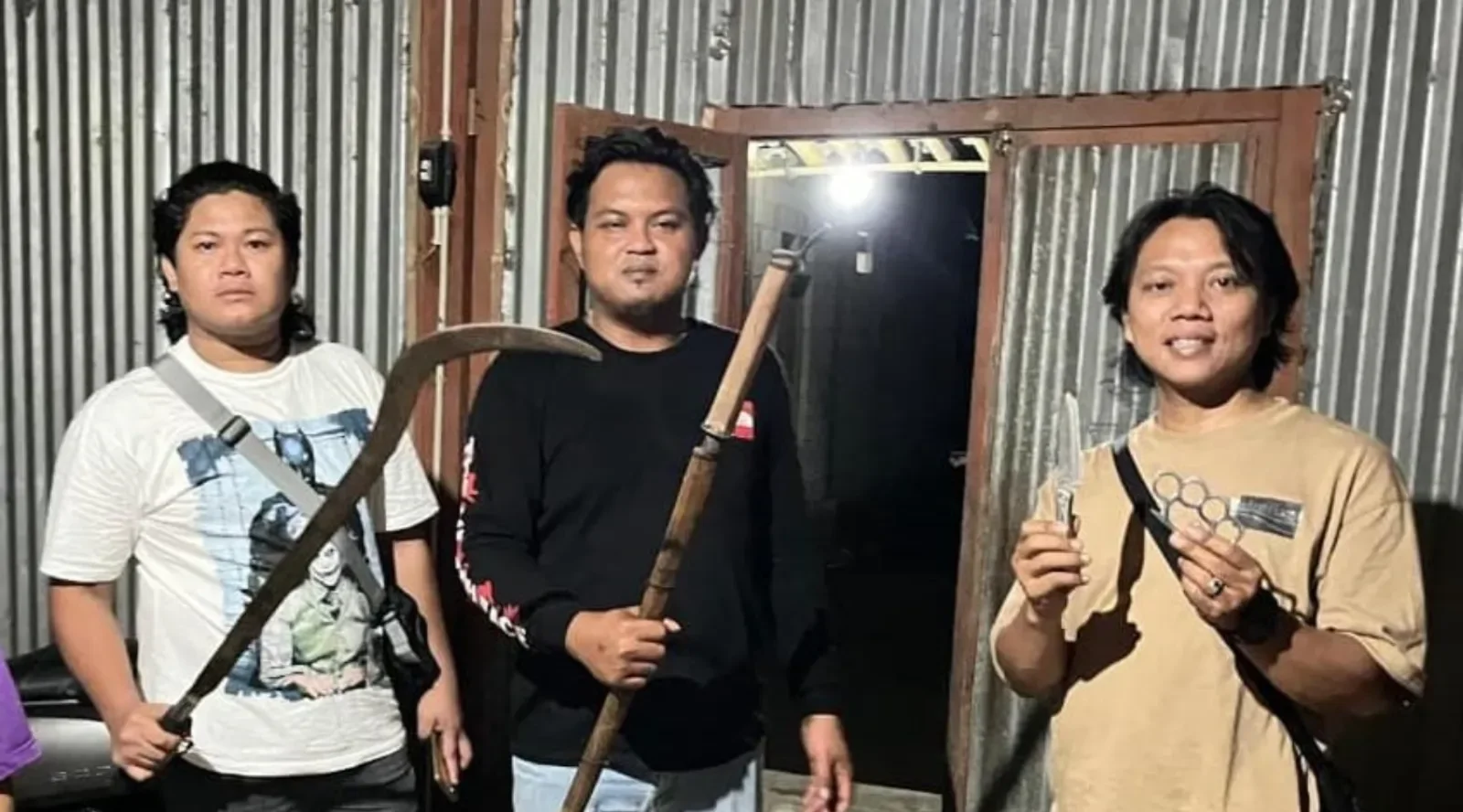 Tiga Pelaku Begal di Kebumen Dibekuk Polisi, Korban Diancam Sajam