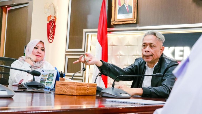 Pemkab Mamuju Tengah dan Bengkalis Temui Wamensos Bahas Sekolah Rakyat