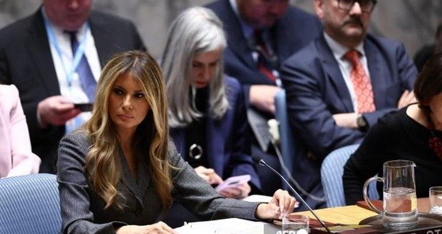 Melania Trump Pimpin Sidang DK PBB
