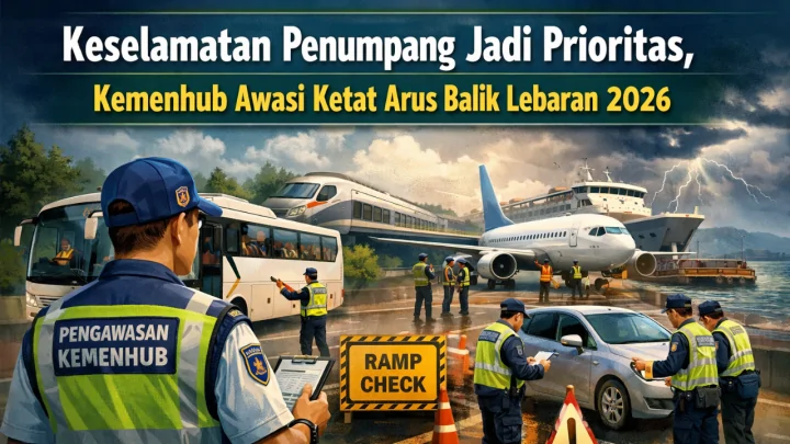 Arus Balik Lebaran 2026, Pemerintah Perketat Pengawasan Keselamatan Transportasi