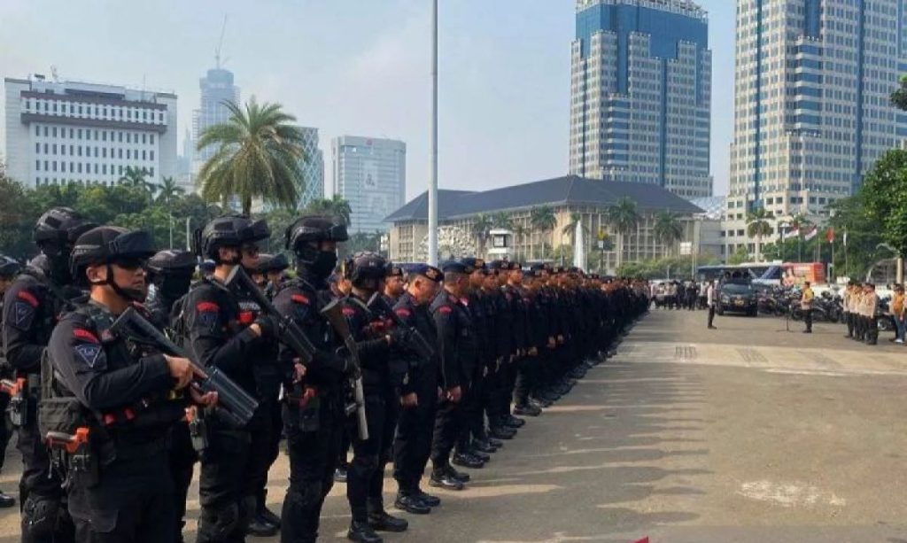 Tiga Aksi Demo di Jakarta Pusat, 936 Personel Dikerahkan