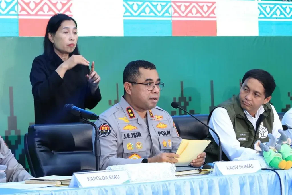 Polda Riau Ringkus 15 Tersangka Pemburu Gajah Sumatra