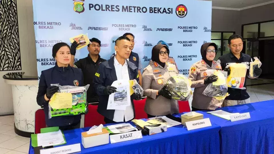 Polisi Bekasi Tangkap 3 Pelaku Penyiraman Air Keras, Motif Dendam Terungkap