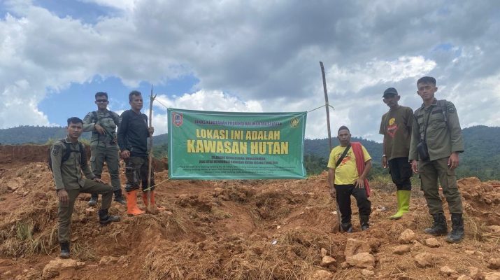 PETI di Tahura Sultan Adam Ditertibkan, Dishut Kalsel Sita Alat Tambang