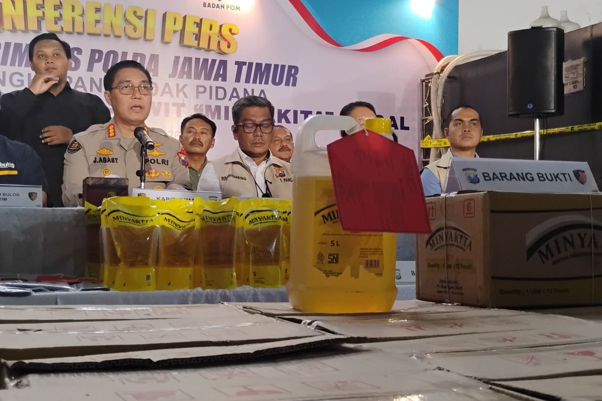 Polisi Bongkar Praktik Curang Minyakita di Sidoarjo, Isi Dikurangi