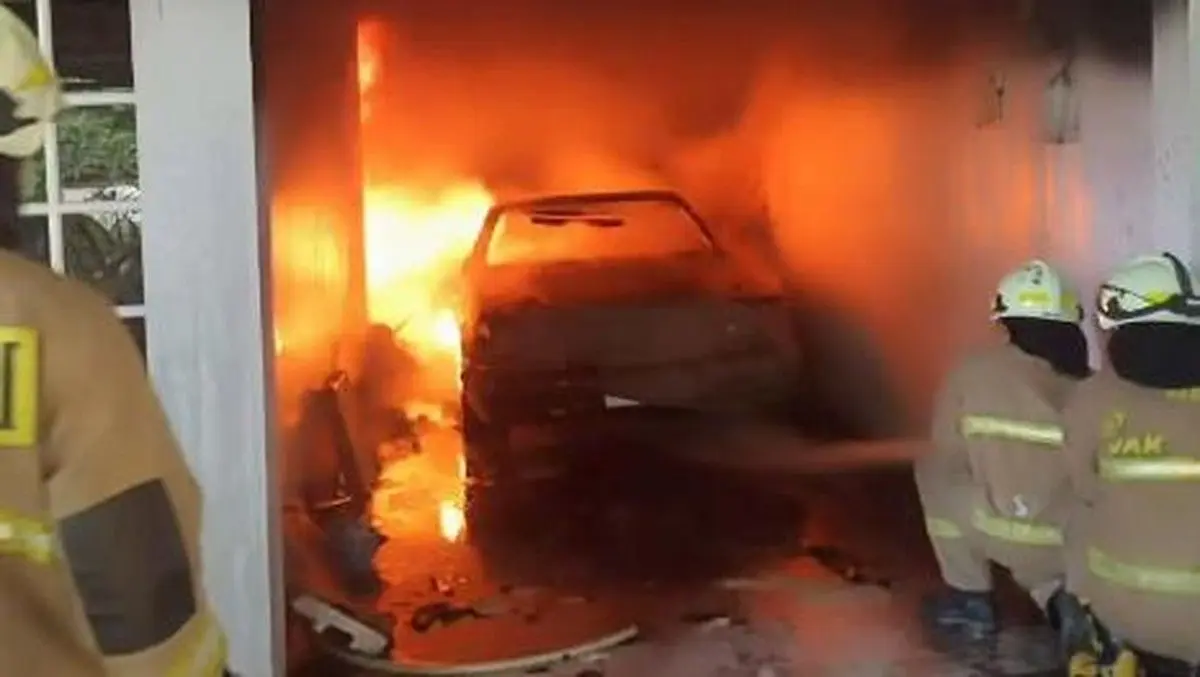 Kebakaran Hebat di Lebak Bulus, Rumah dan Mobil Ludes Dilalap Api