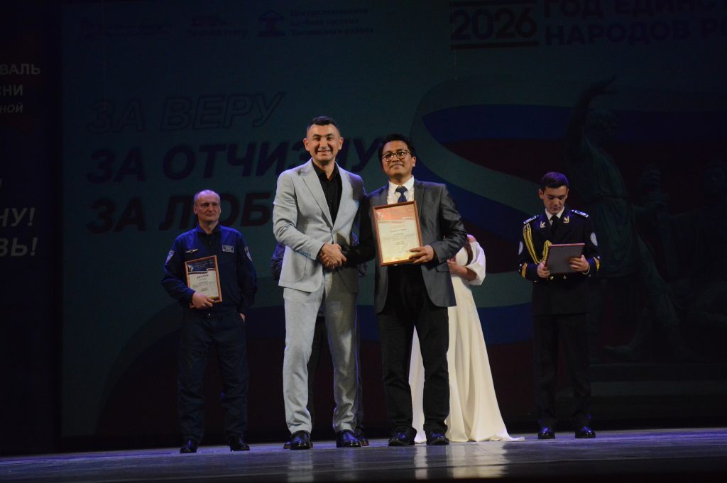 Diaspora Indonesia Raih Juara di Festival Lagu Militer Rusia di Sochi