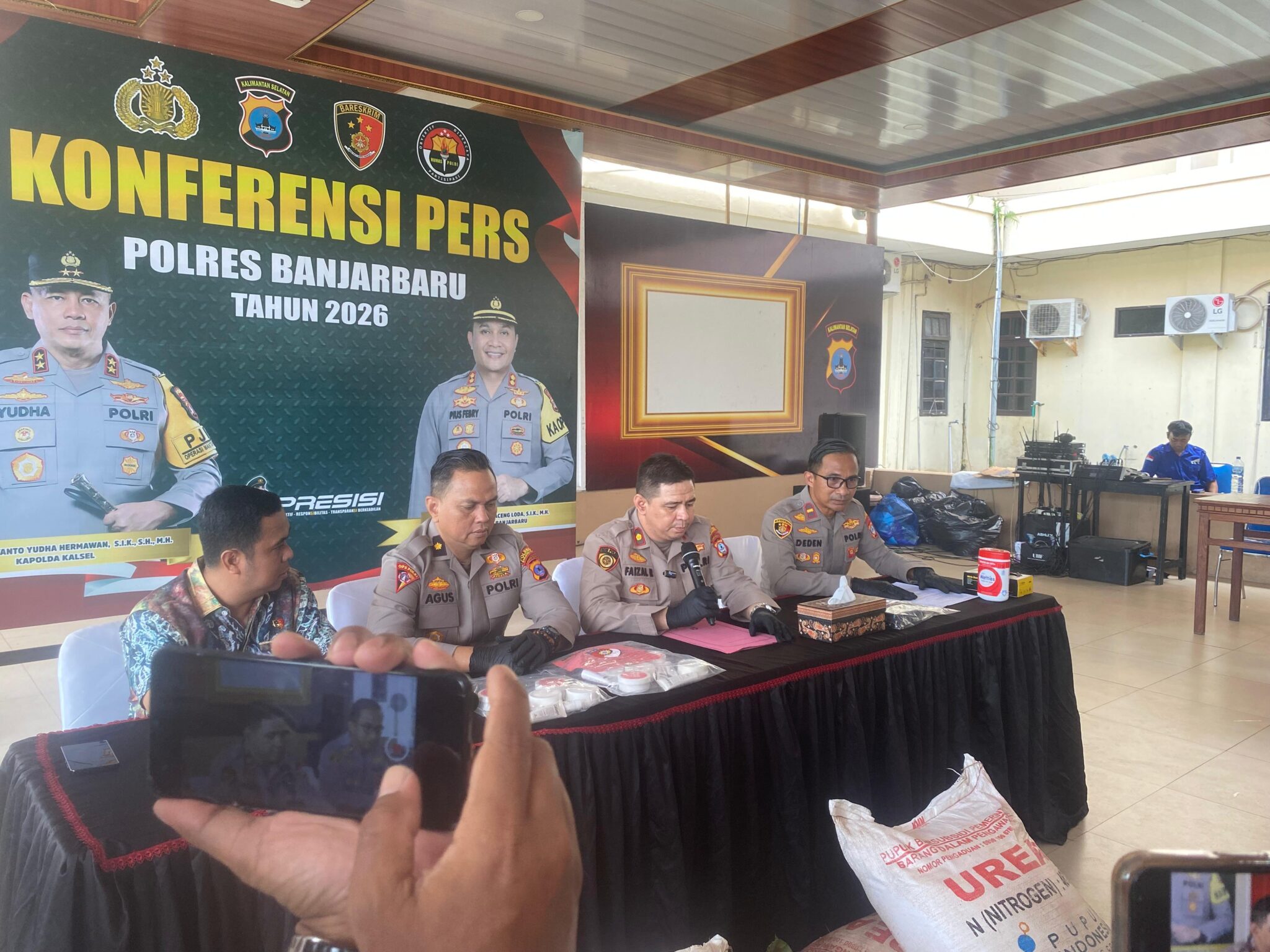 Polisi Ungkap Dugaan Penyelewengan 4 Ton Pupuk Subsidi di Banjarbaru