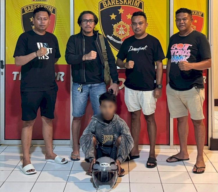 Pencuri Helm Peserta Seleksi Polri di Kupang Ditangkap dalam Hitungan Jam