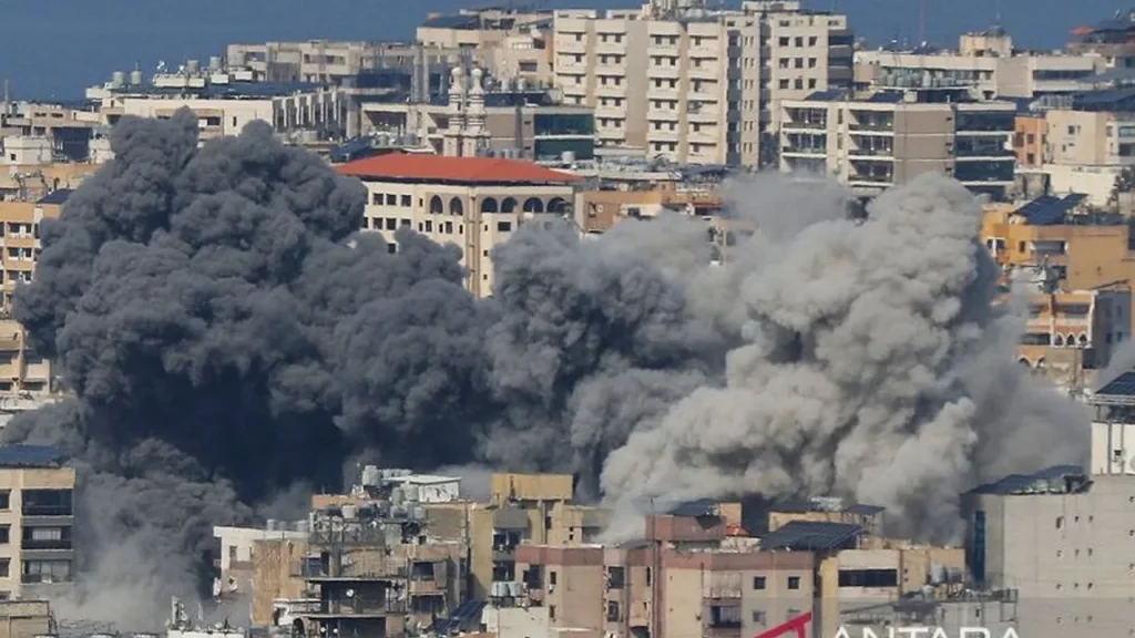 Serangan Israel di Beirut Selatan Tewaskan 4 Orang, Puluhan Luka