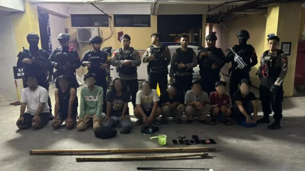 Polisi Gagalkan Tawuran di Jaktim, Senjata Tajam Disita
