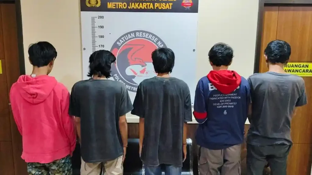 Sarang Sabu di Tanah Abang Digerebek, 5 Orang Ditangkap