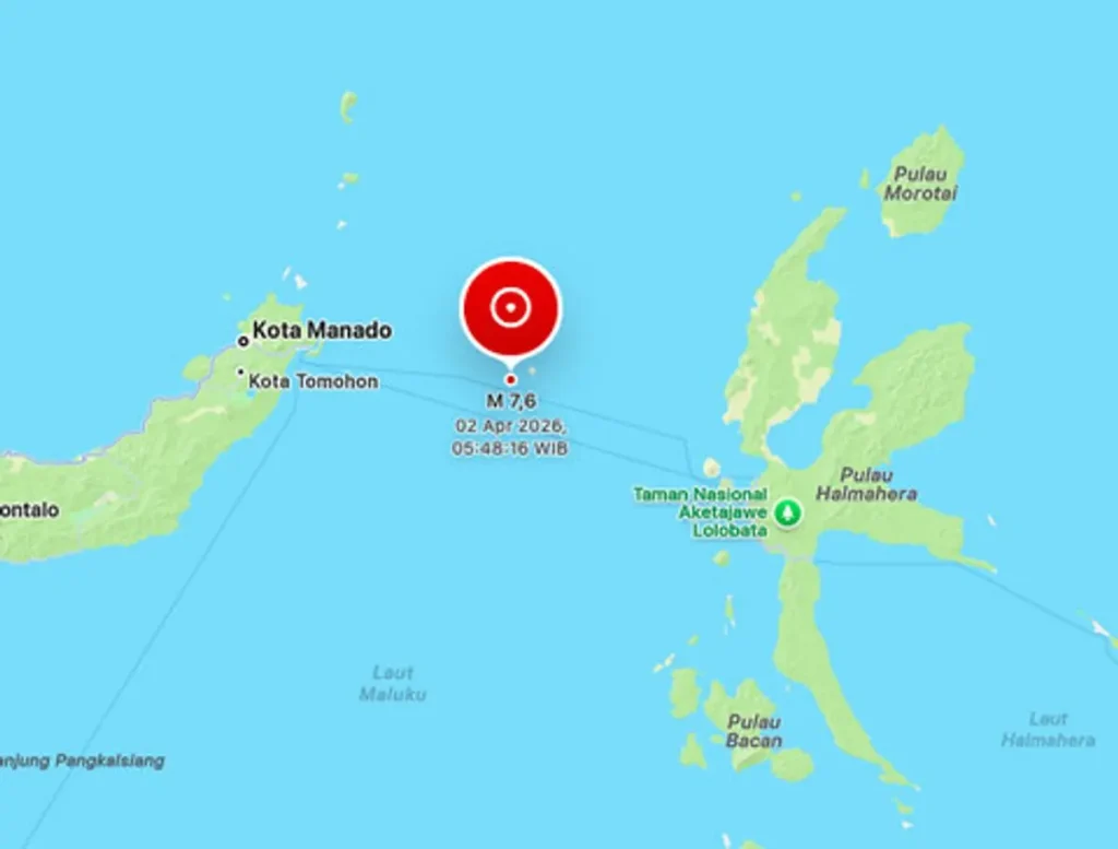 Gempa 7,6 M Picu Longsor di Gorontalo, Akses Jalan Terganggu