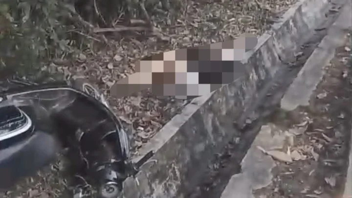 Pengendara Scoopy Tabrak Median di Bontang, Korban Dilarikan ke RS