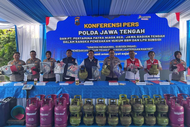 Polda Jateng Bongkar 53 Kasus Penyalahgunaan BBM dan LPG Subsidi
