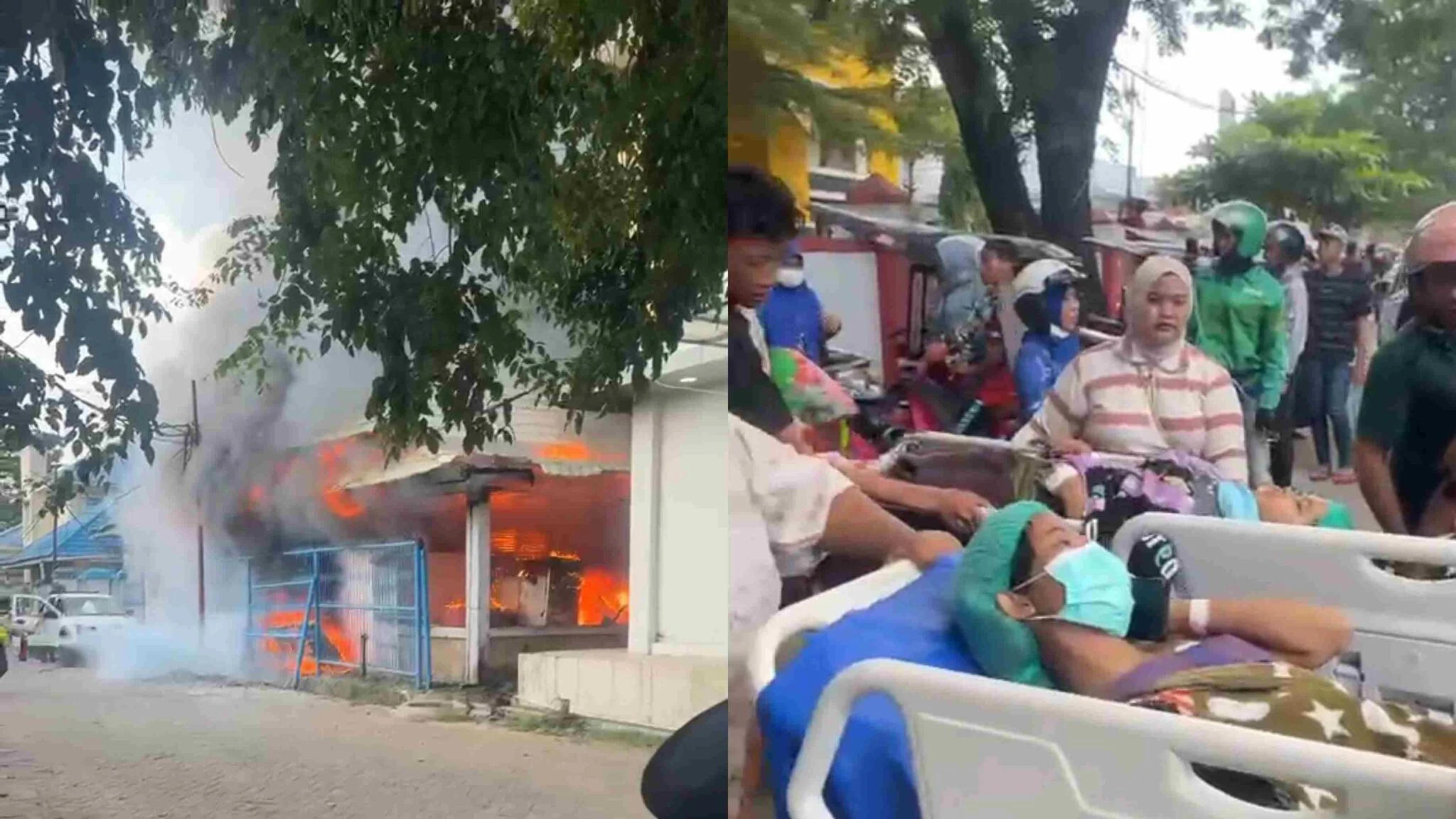 RSUD Syekh Yusuf Gowa Dilalap Api, Damkar Makassar Turun Tangan
