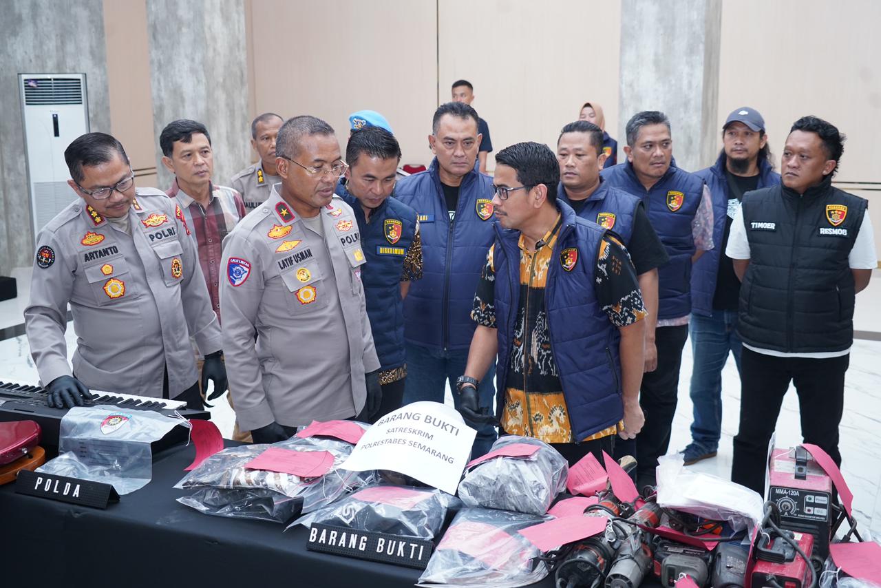 Polda Jateng Ungkap 61 Kasus 3C, Korban Curanmor Bisa Ambil Kendaraan Gratis