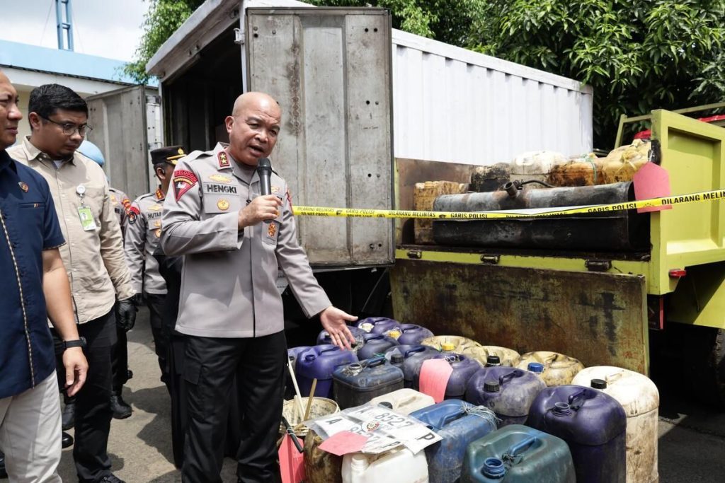 Polda Banten Bongkar Modus Barcode Palsu Penimbun BBM Subsidi