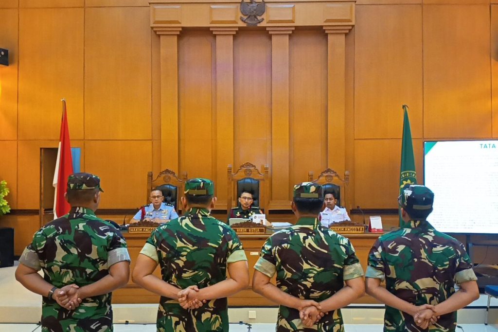Sidang Tuntutan 4 Anggota BAIS TNI Penyiram Air Keras Aktivis KontraS Digelar