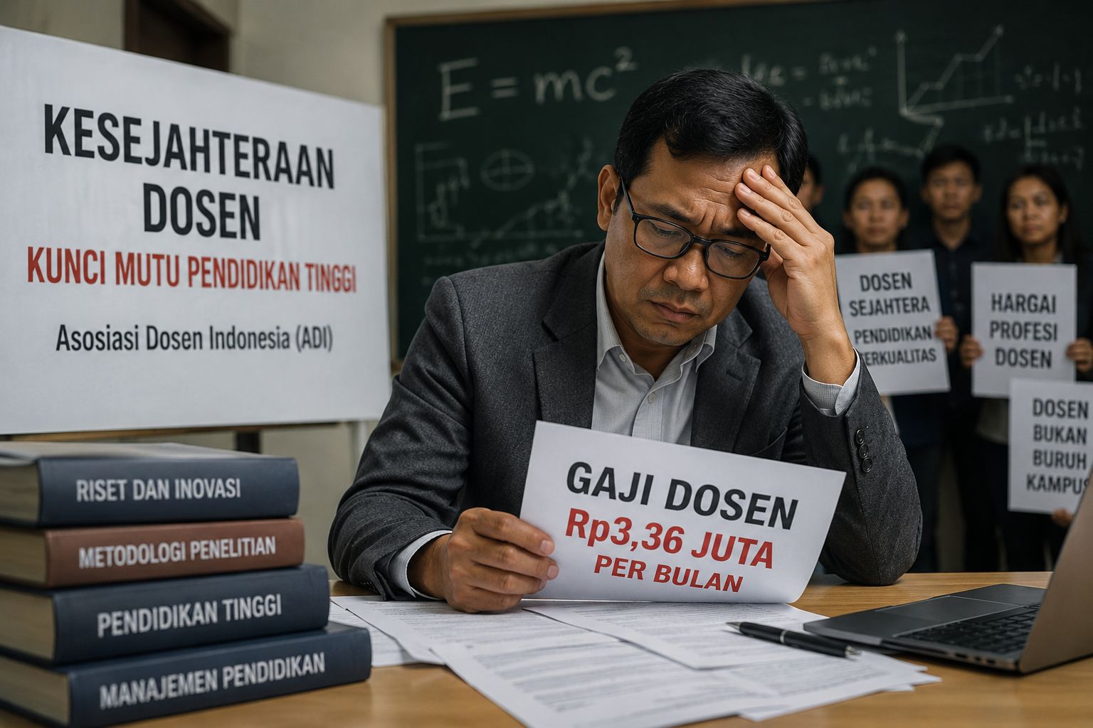 Banyak Dosen Cari Kerja Sampingan, ADI Soroti Rendahnya Gaji Pengajar Kampus