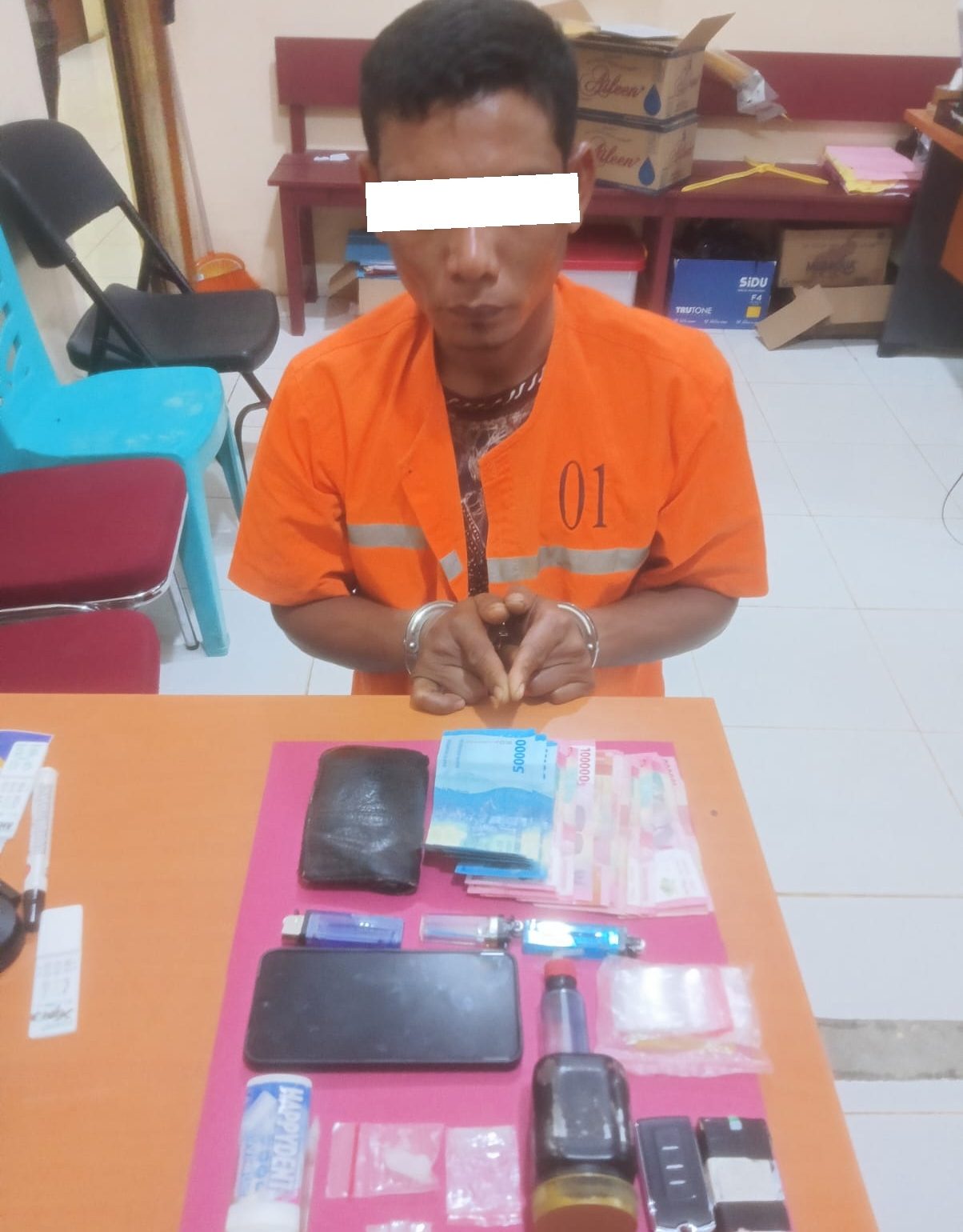 Polsek Siak Kecil Bongkar Jaringan Sabu, Pemasok Utama Ditangkap