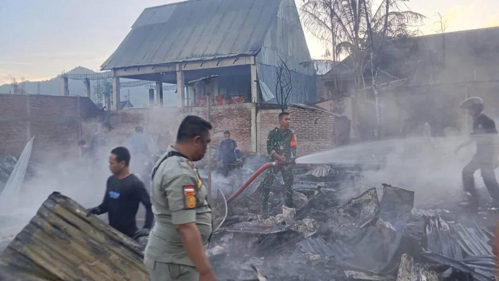 Belasan Rumah di Bima Hangus Terbakar, Kerugian Capai Rp1,5 Miliar
