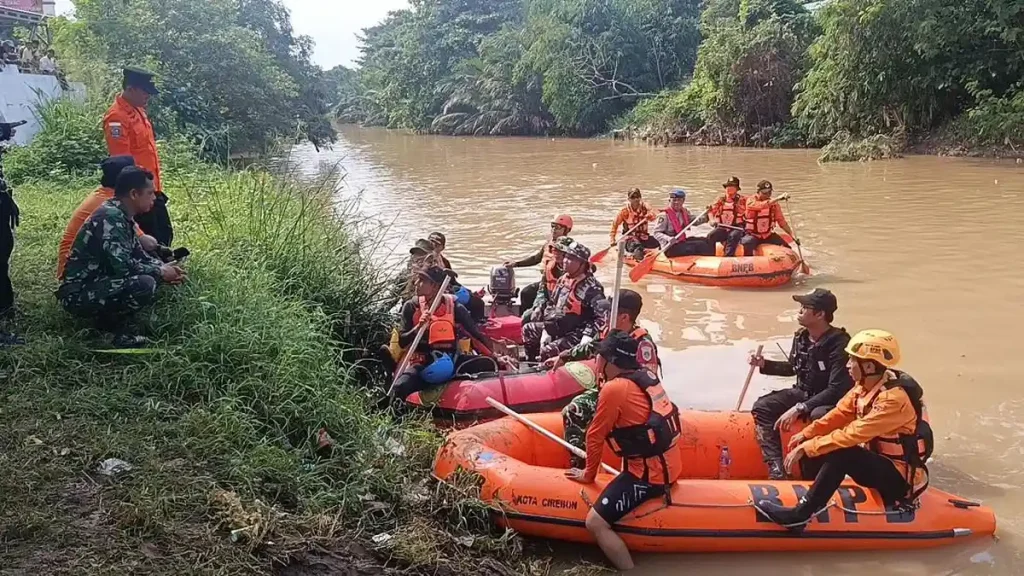 Hari Kedua Pencarian Afandi di Kali Kriyan, Tim Gabungan Perluas Penyisiran