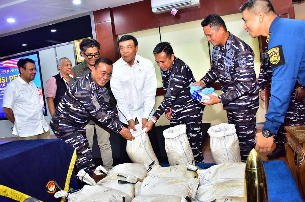 TNI AL Gagalkan Dugaan Ekspor Ilegal 16 Ton Pasir Timah di PIK